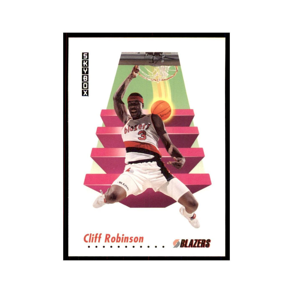 1991 SkyBox Clifford Robinson Basketball Cards #241
