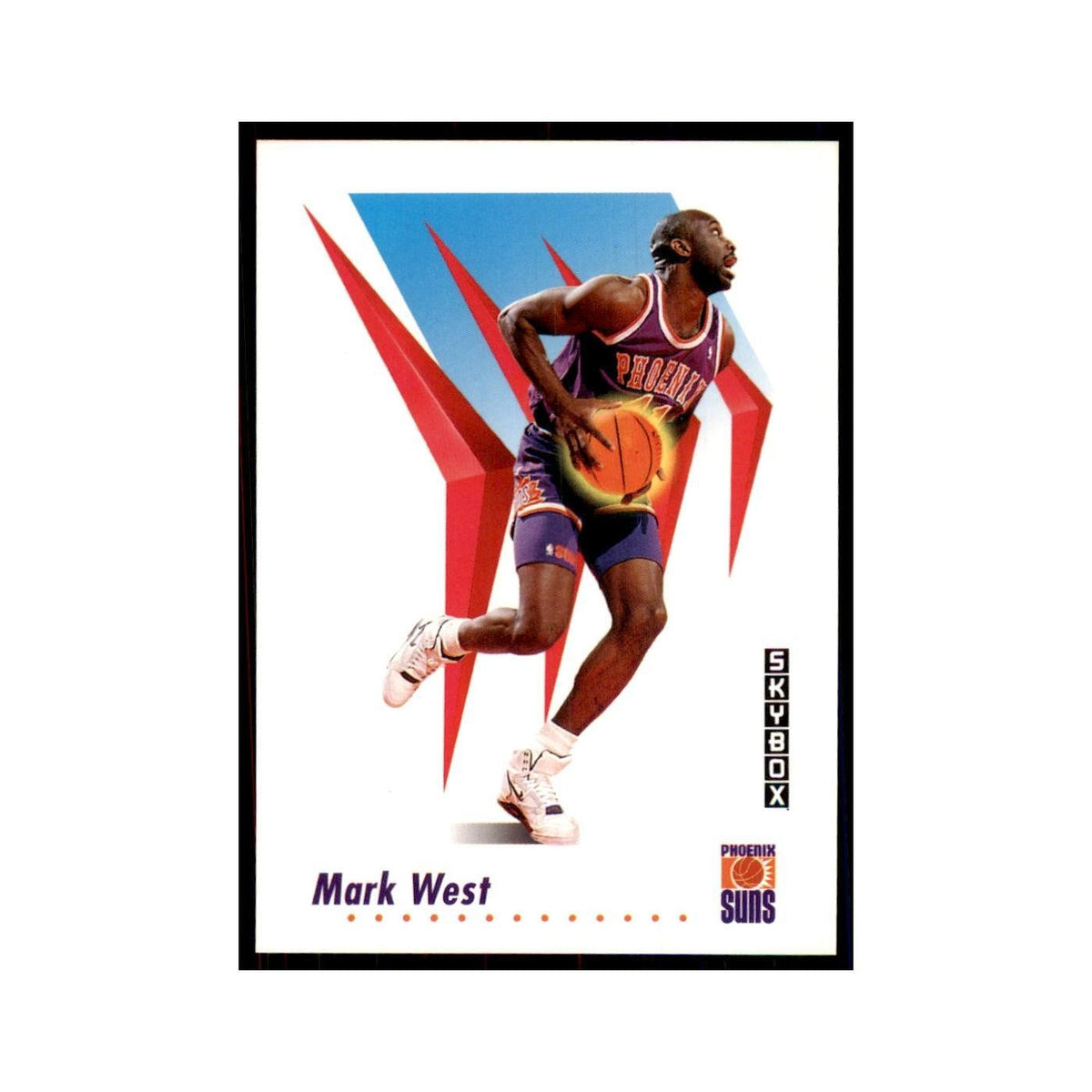 1991 SkyBox Mark West Basketball Cards #231