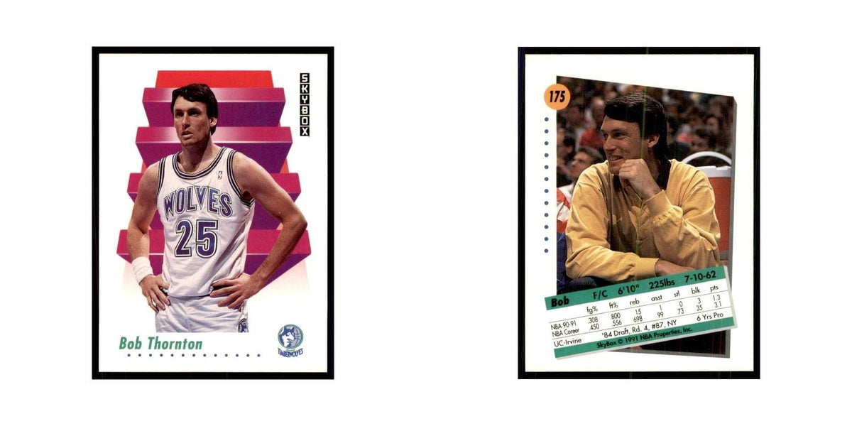 1991 SkyBox Bob Thornton Basketball Cards #175