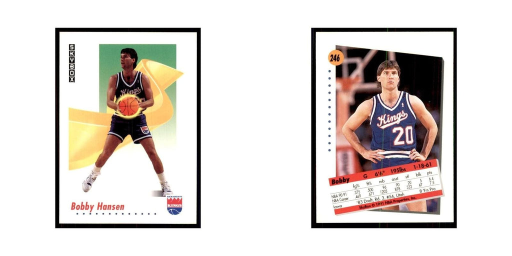 1991 SkyBox Bobby Hansen Basketball Cards #246