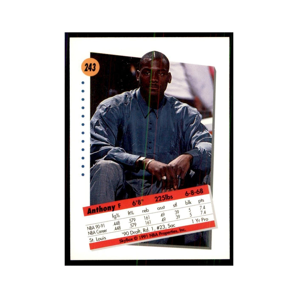 1991 SkyBox Anthony Bonner Basketball Cards #243