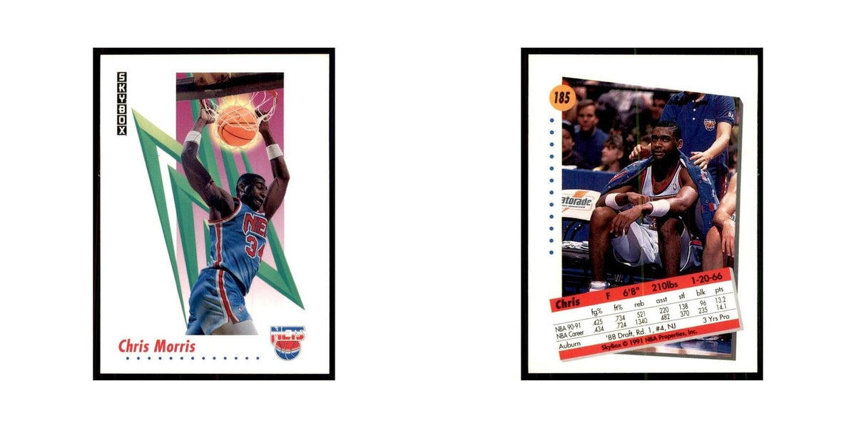 1991 SkyBox Chris Morris Basketball Cards #185