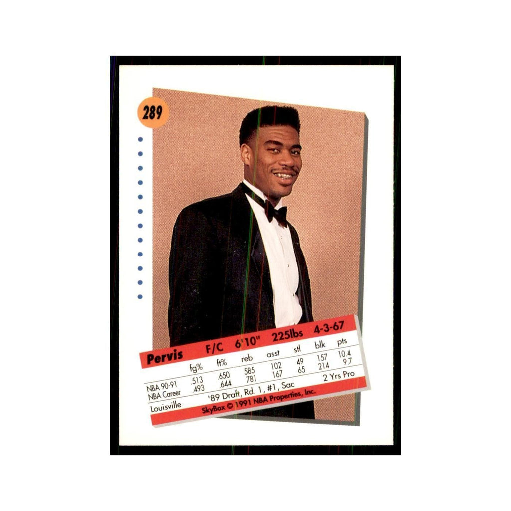 1991 SkyBox Pervis Ellison Basketball Cards #289