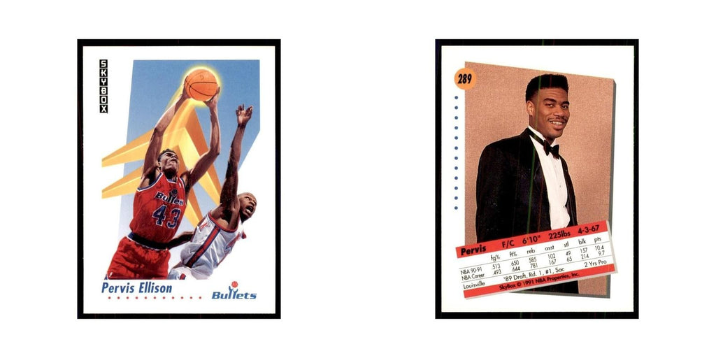 1991 SkyBox Pervis Ellison Basketball Cards #289