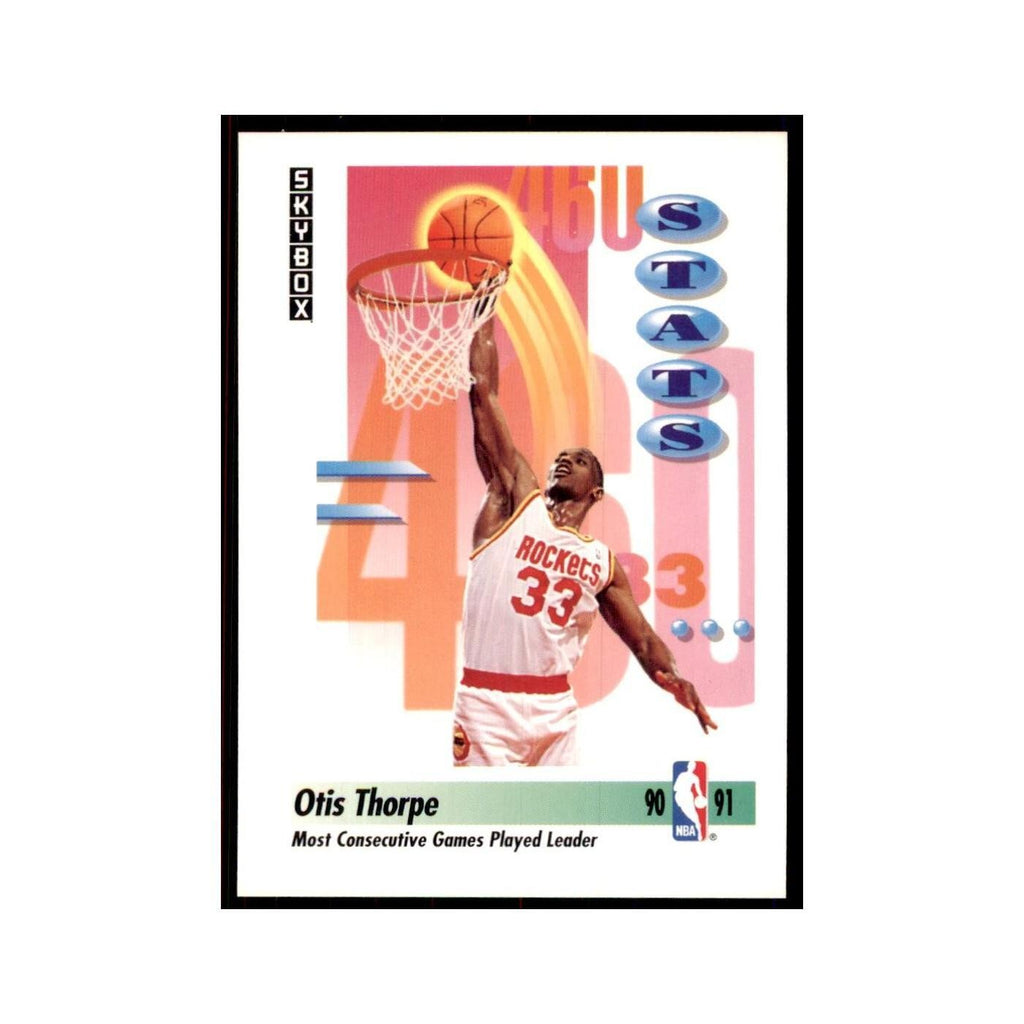 1991 SkyBox Otis Thorpe Basketball Cards #302