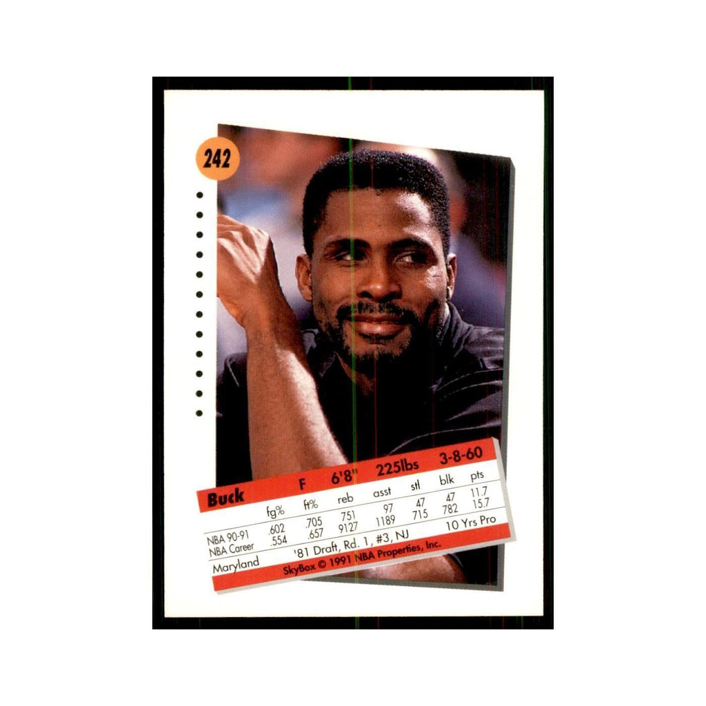 1991 SkyBox Buck Williams Basketball Cards #242