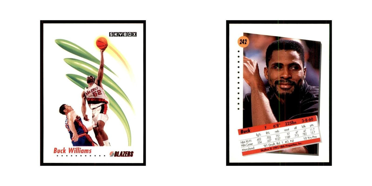 1991 SkyBox Buck Williams Basketball Cards #242