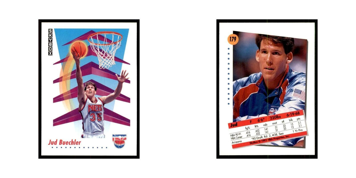 1991 SkyBox Jud Buechler Basketball Cards #179
