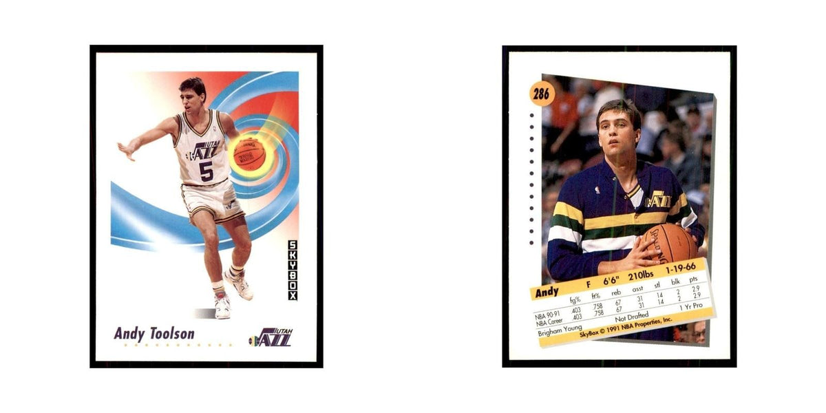 1991 SkyBox Andy Toolson Basketball Cards #286
