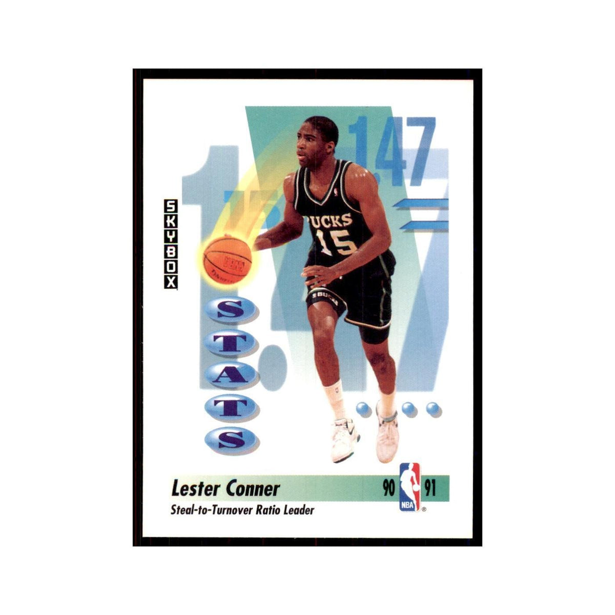 1991 SkyBox Lester Conner Basketball Cards #299