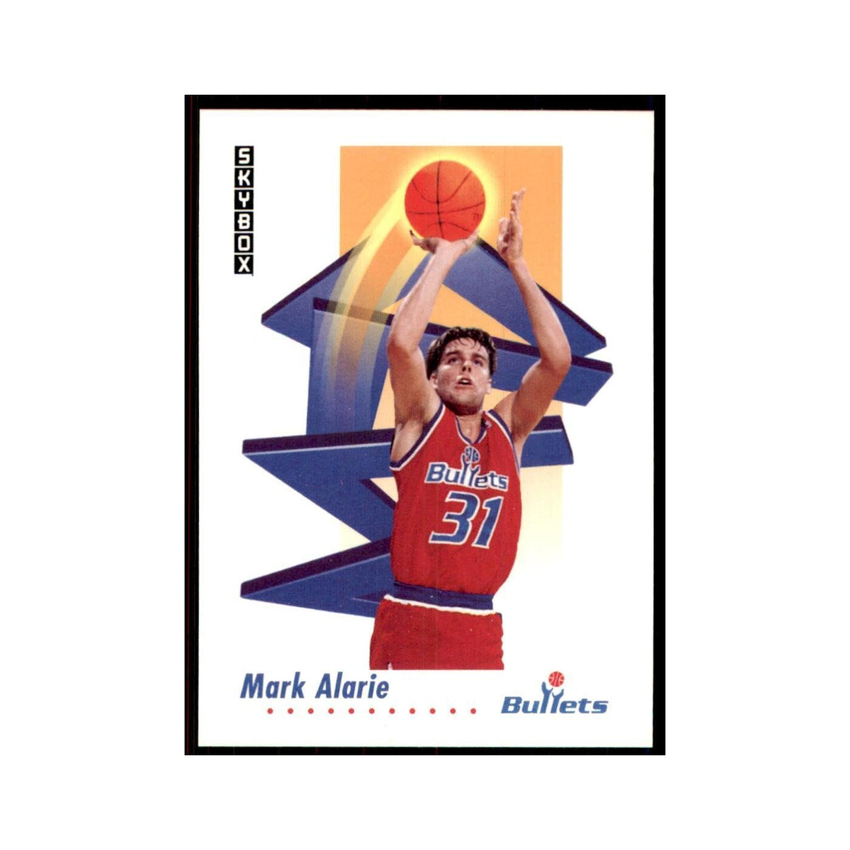 1991 SkyBox Mark Alarie Basketball Cards #287