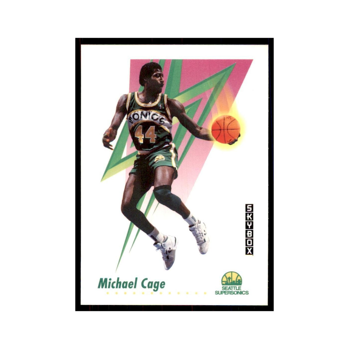 1991 SkyBox Michael Cage Basketball Cards #267