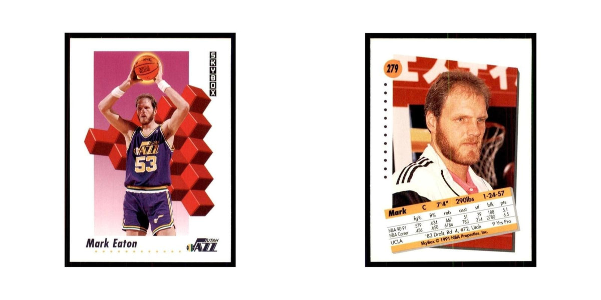 1991 SkyBox Mark Eaton Basketball Cards #279