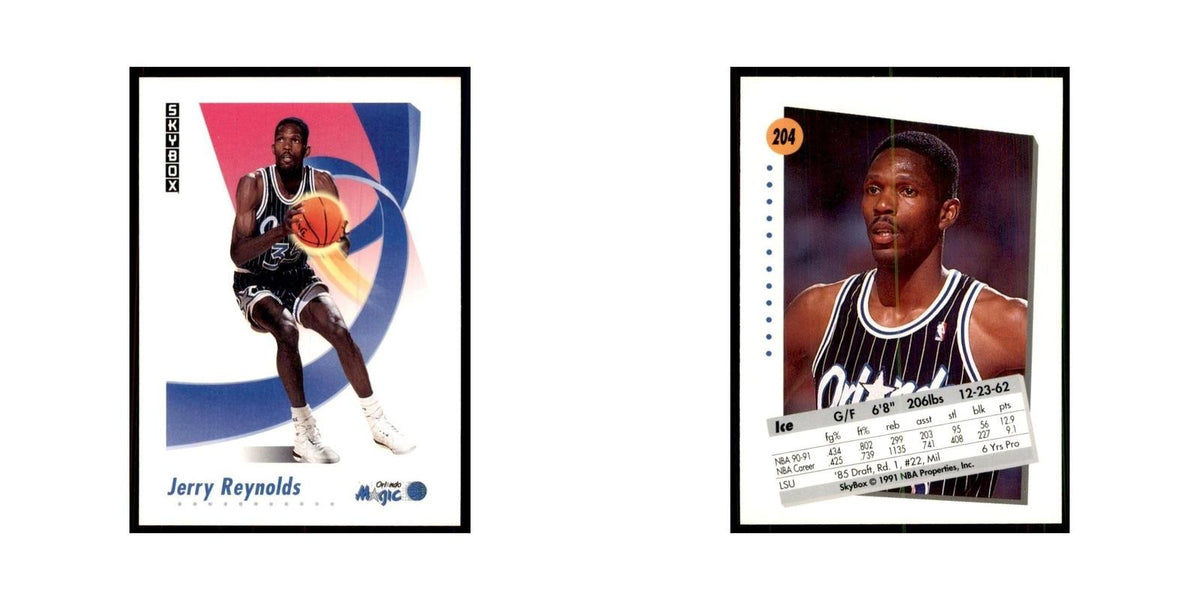 1991 SkyBox Jerry Reynolds Basketball Cards #204