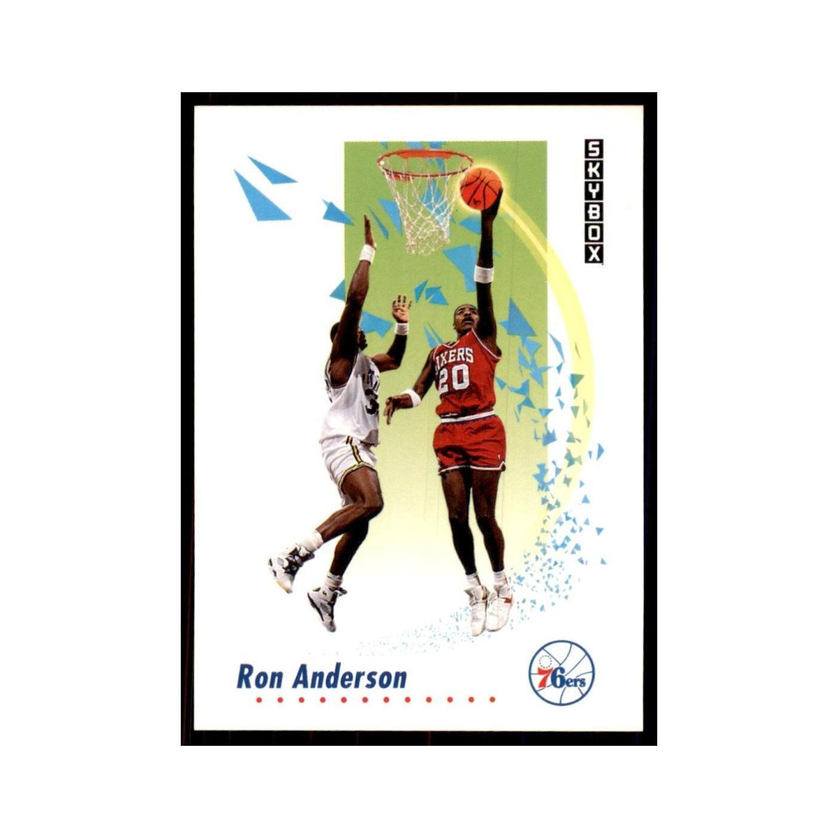 1991 SkyBox Ron Anderson Basketball Cards #210
