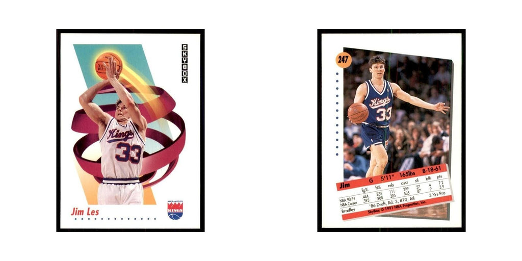 1991 SkyBox Jim Les Basketball Cards #247