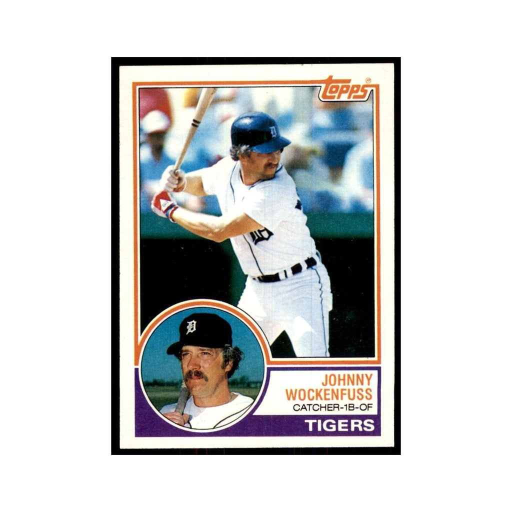 1983 Topps Johnny Wockenfuss Baseball Cards #536