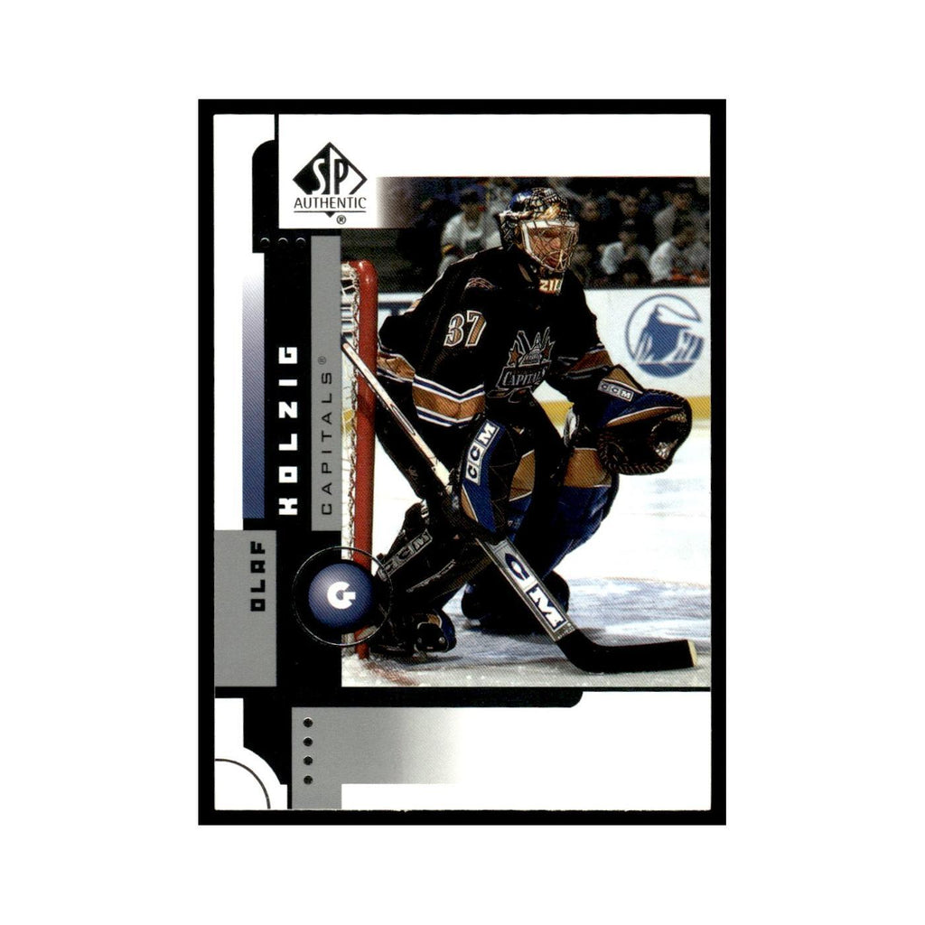 Olaf Kolzig 2001 Upper Deck SP Authentic #89 Washington Capitals Hockey Card NM