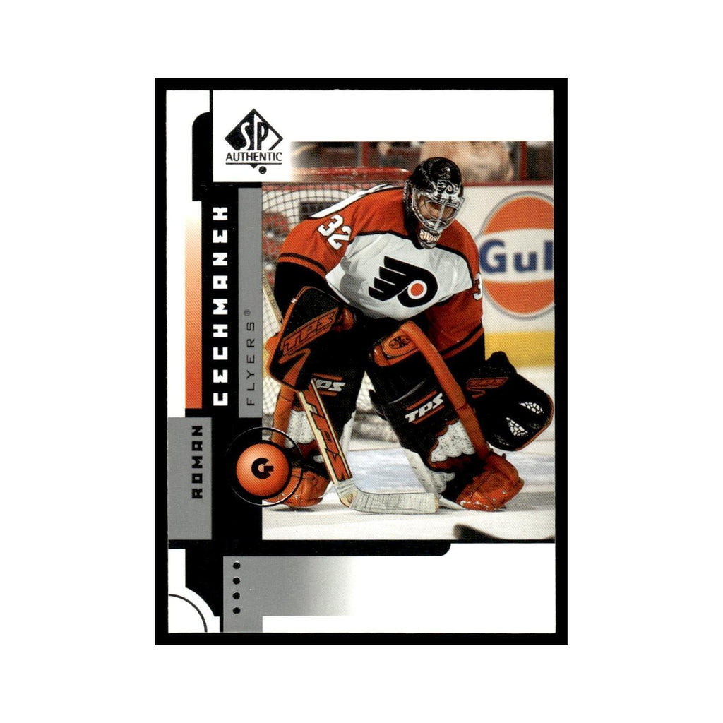 Roman Cechmanek 2001 Upper Deck SP Authentic #64 Philadelphia Flyers NM
