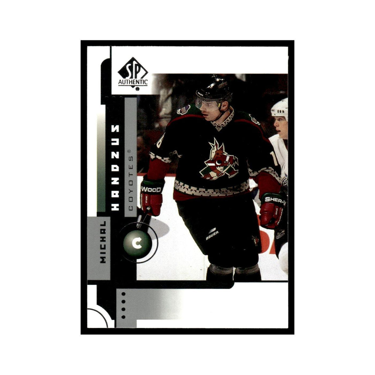 Michael Handzus 2001 Upper Deck SP Authentic #66 Phoenix Coyotes Hockey Card NM