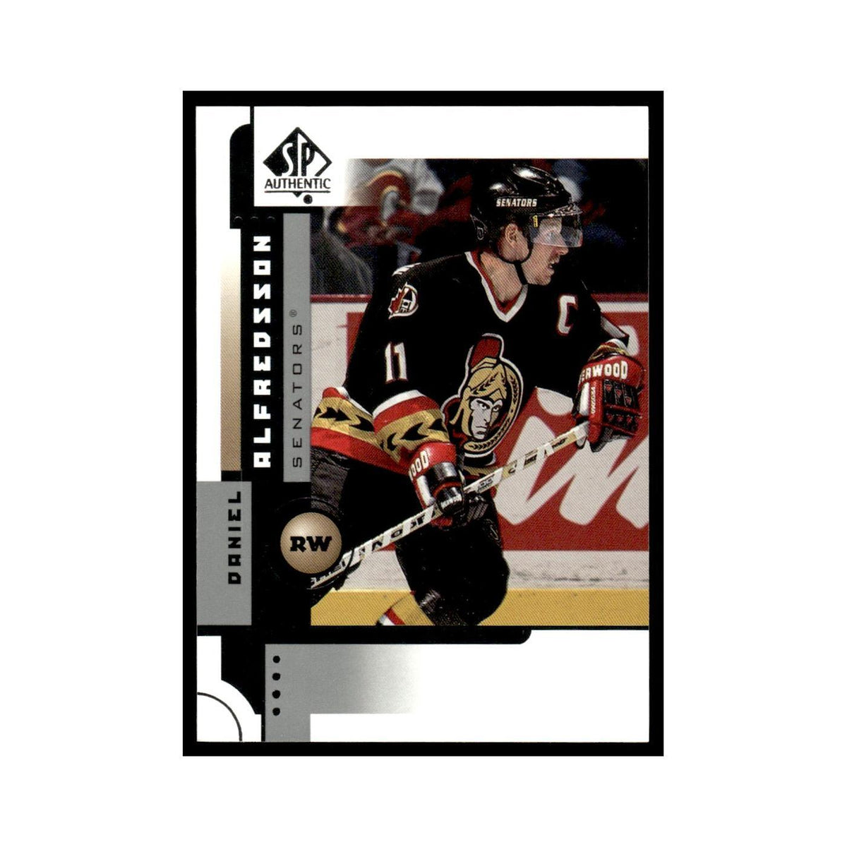 Daniel Alfredsson 2001 Upper Deck SP Authentic #59 Ottawa Senators NM