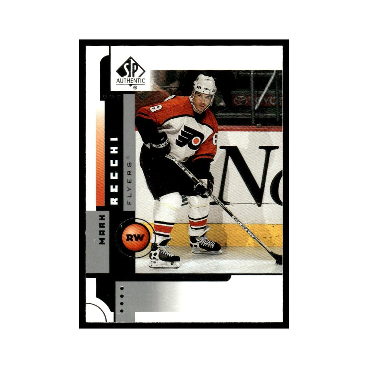 Mark Recchi 2001 Upper Deck SP Authentic #63 Philadelphia Flyers Hockey Card NM
