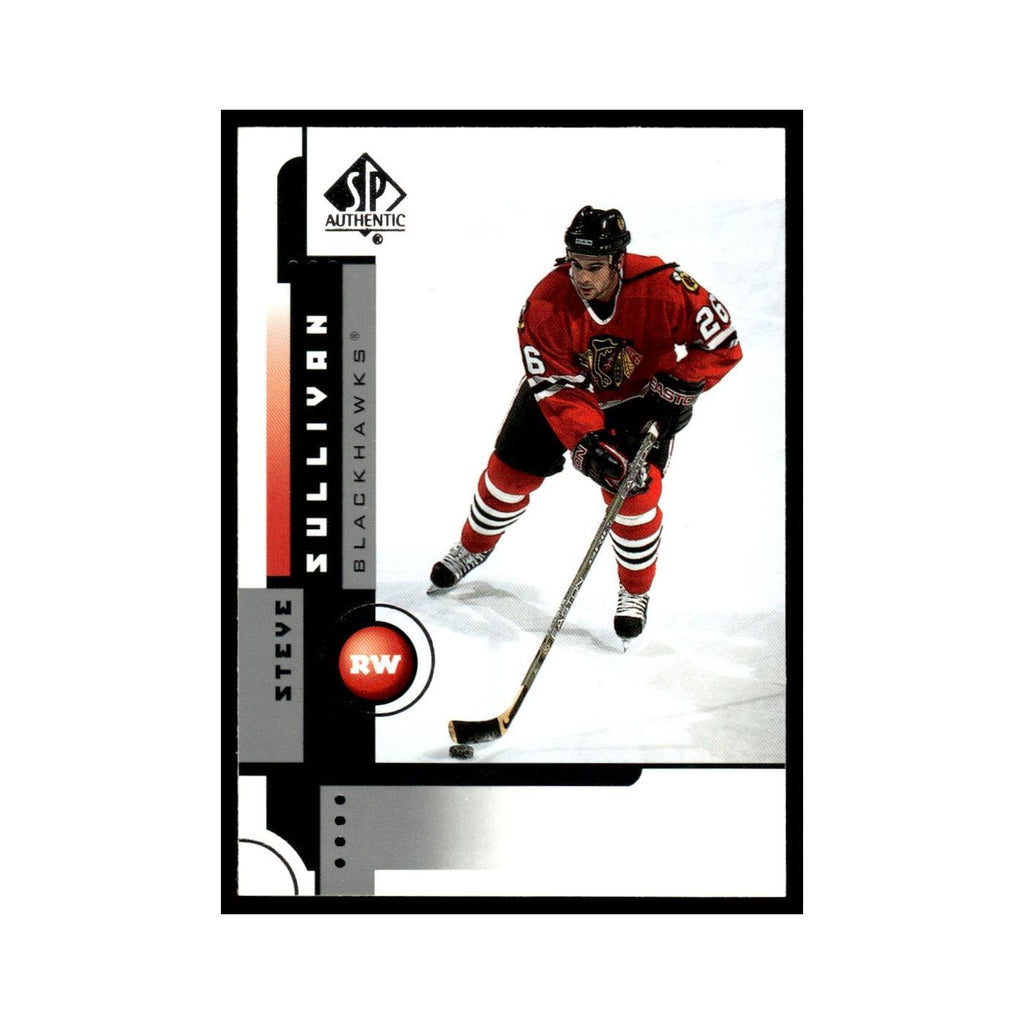 Steve Sullivan 2001 Upper Deck SP Authentic #15 Chicago Blackhawks NM