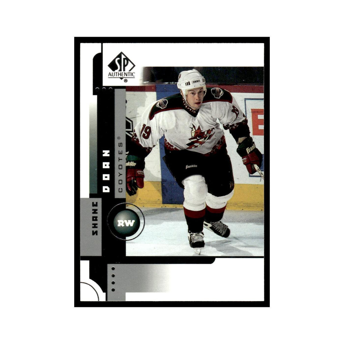 Shane Doan 2001 Upper Deck SP Authentic #67 Phoenix Coyotes Hockey Card NM