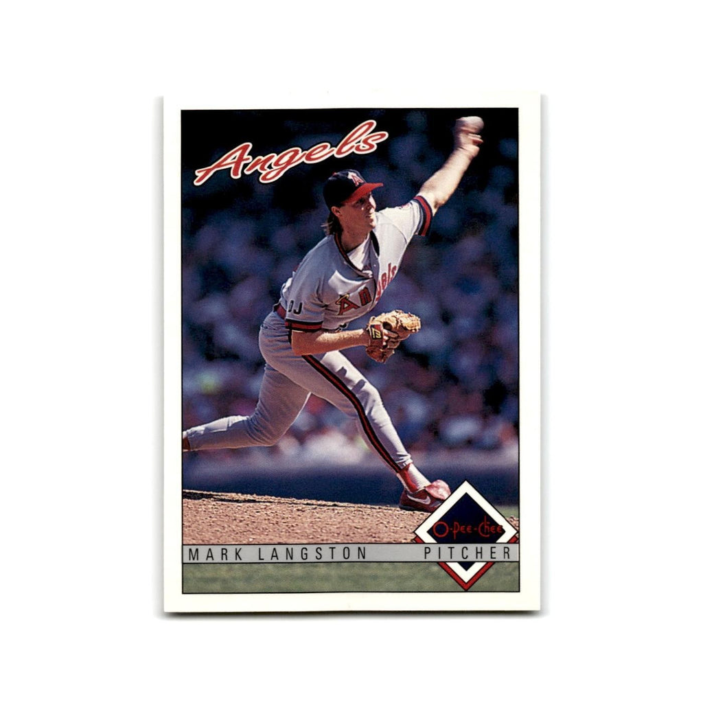 Mark Langston 1993 O-Pee-Chee #232 California Angels Baseball Card NM
