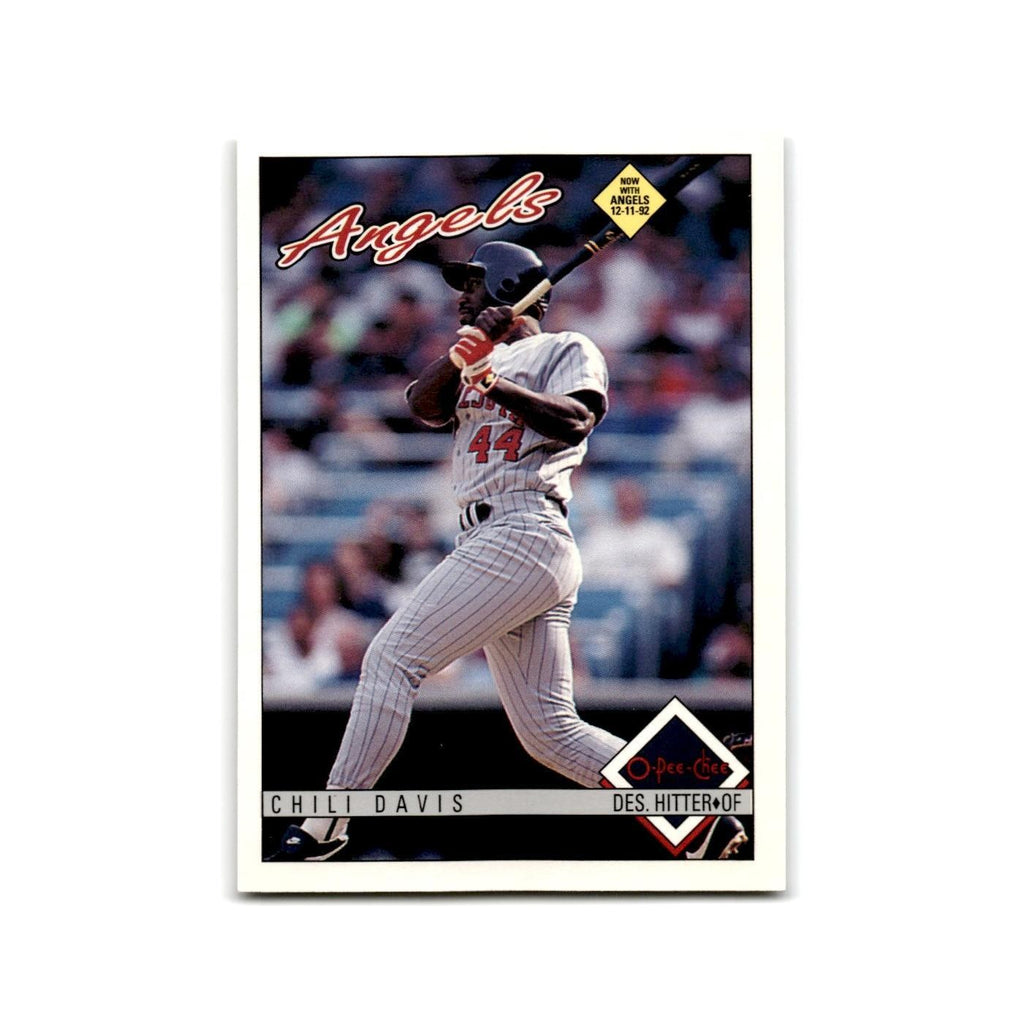 Chili Davis 1993 O-Pee-Chee #52 California Angels Baseball Card NM