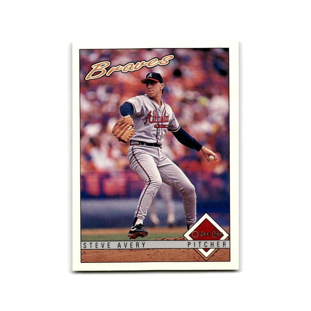 Steve Avery 1993 O-Pee-Chee #5 Atlanta Braves Baseball Card NM