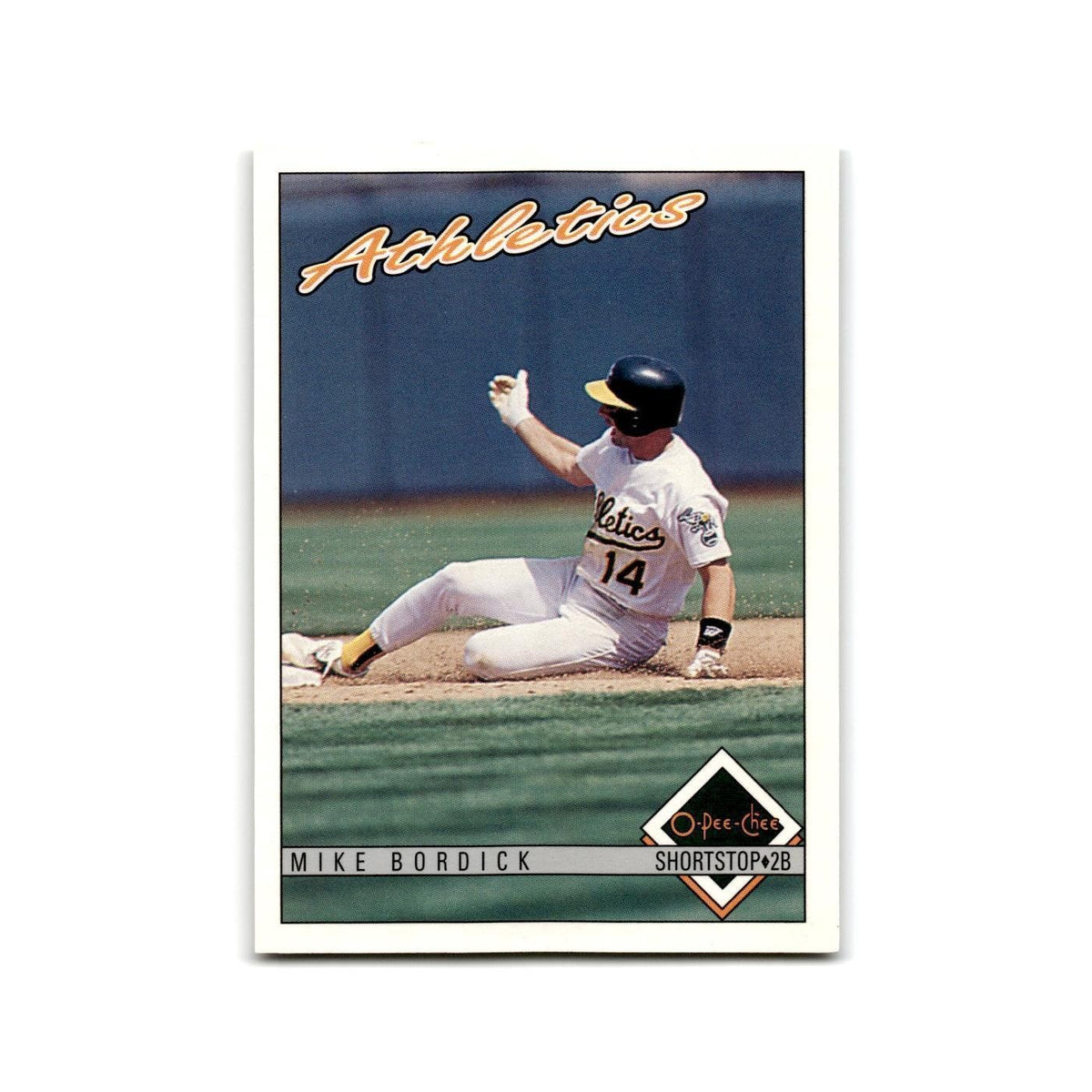 Mike Bordick 1993 O-Pee-Chee #57 Oakland Athletics Baseball Card NM