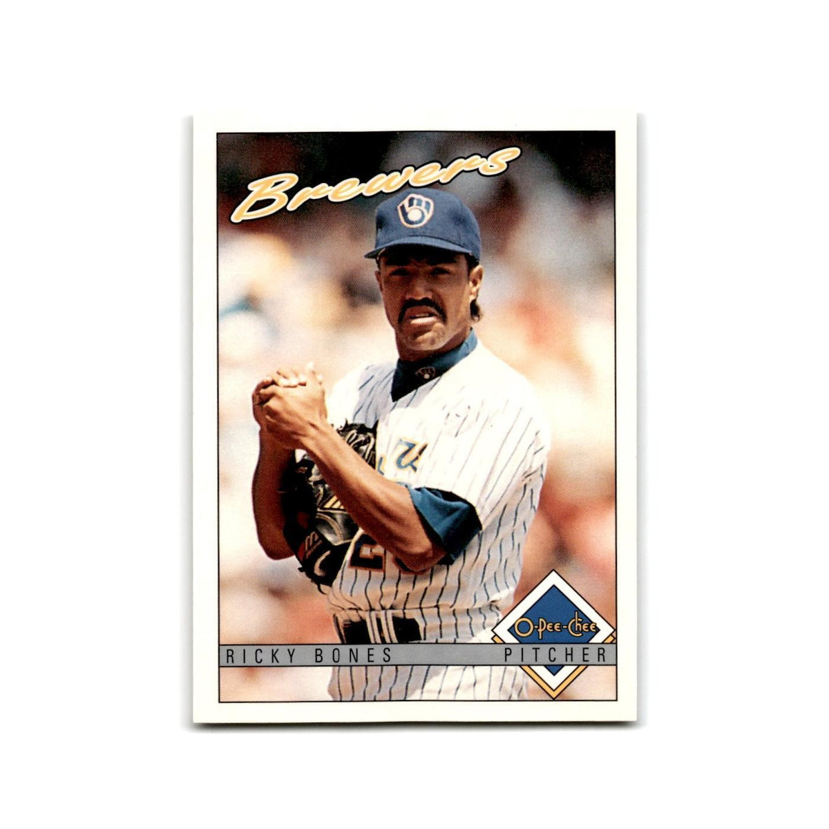 Ricky Bones 1993 O-Pee-Chee #33 Milwaukee Brewers Baseball Card NM