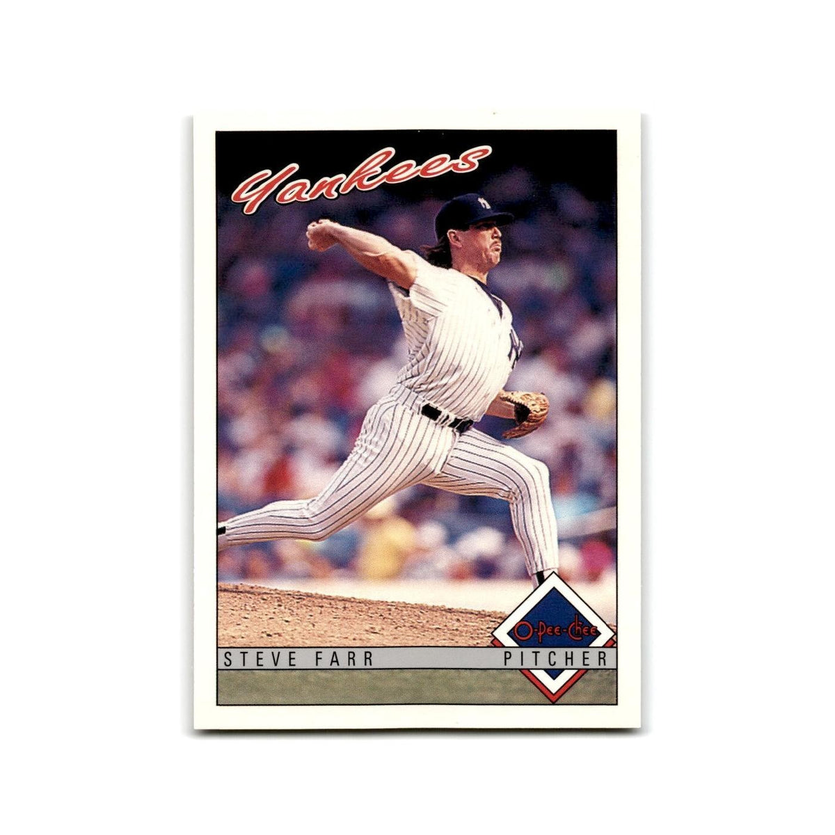 Steve Farr 1993 O-Pee-Chee #27 New York Yankees Baseball Card NM