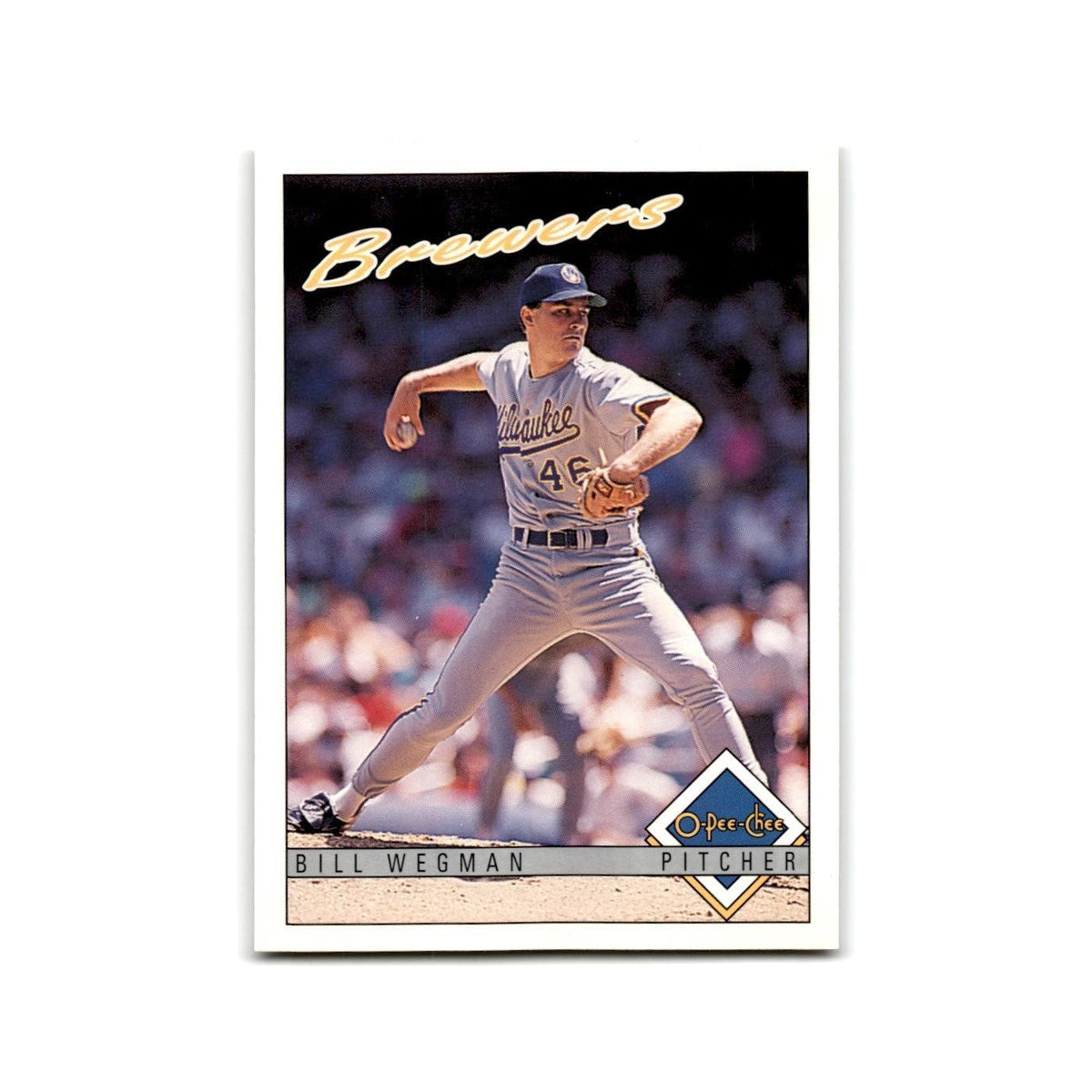 Bill Wegman 1993 O-Pee-Chee #223 Milwaukee Brewers Baseball Card NM