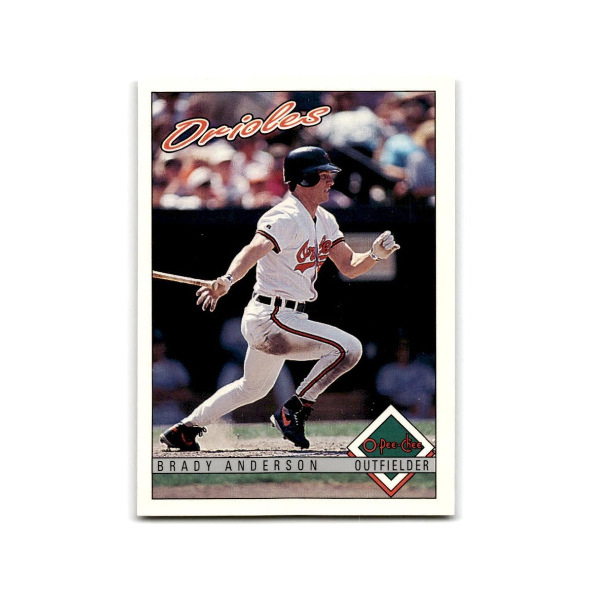 Brady Anderson 1993 O-Pee-Chee #16 Baltimore Orioles Baseball Card NM