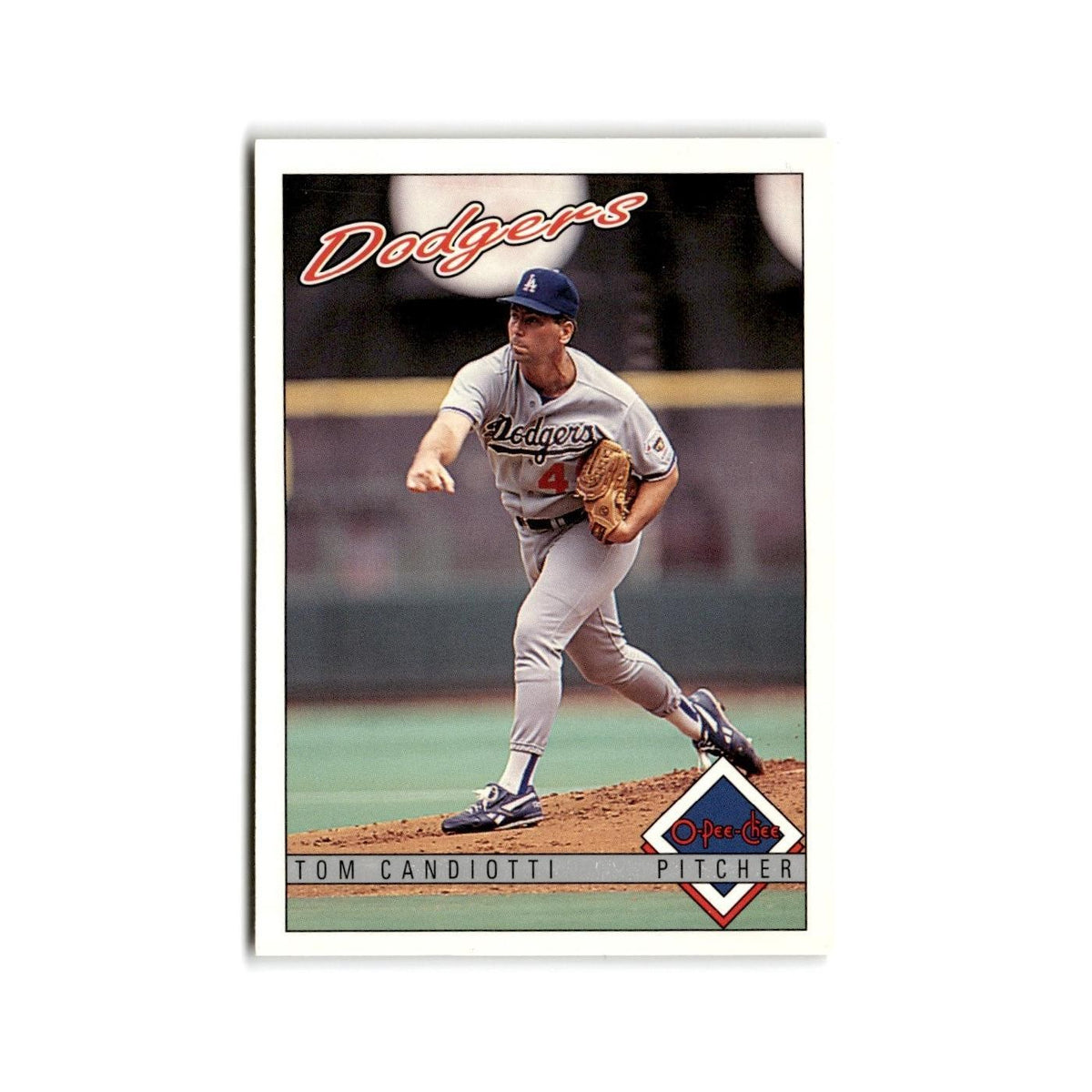 Tom Candiotti 1993 O-Pee-Chee #63 Los Angeles Dodgers Baseball Card NM