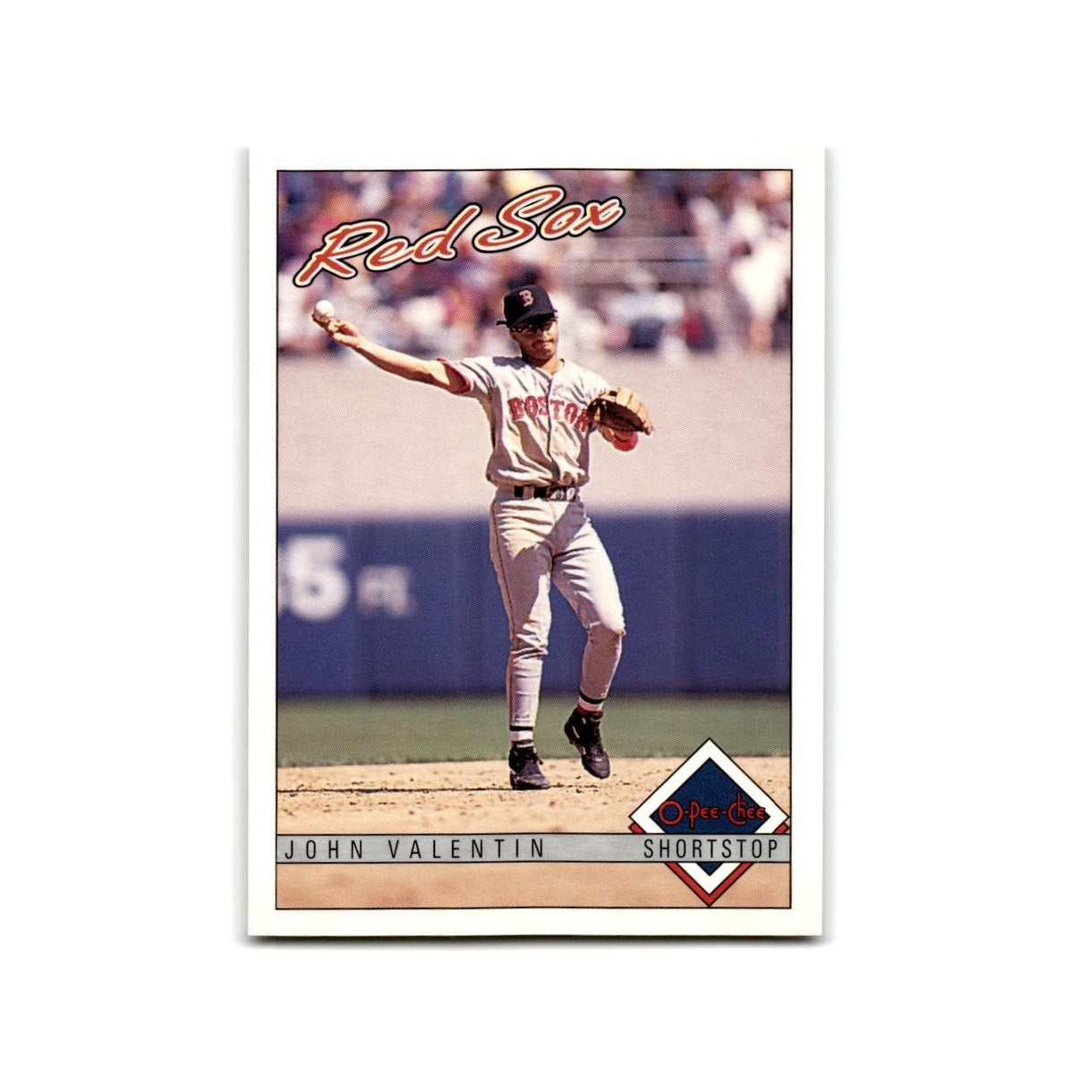 John Valentin 1993 O-Pee-Chee #220 Boston Red Sox Baseball Card NM