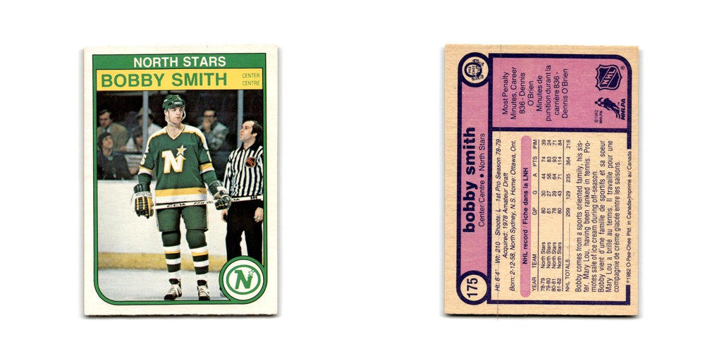 1982 O-Pee-Chee Bobby Smith Minnesota North Stars #175
