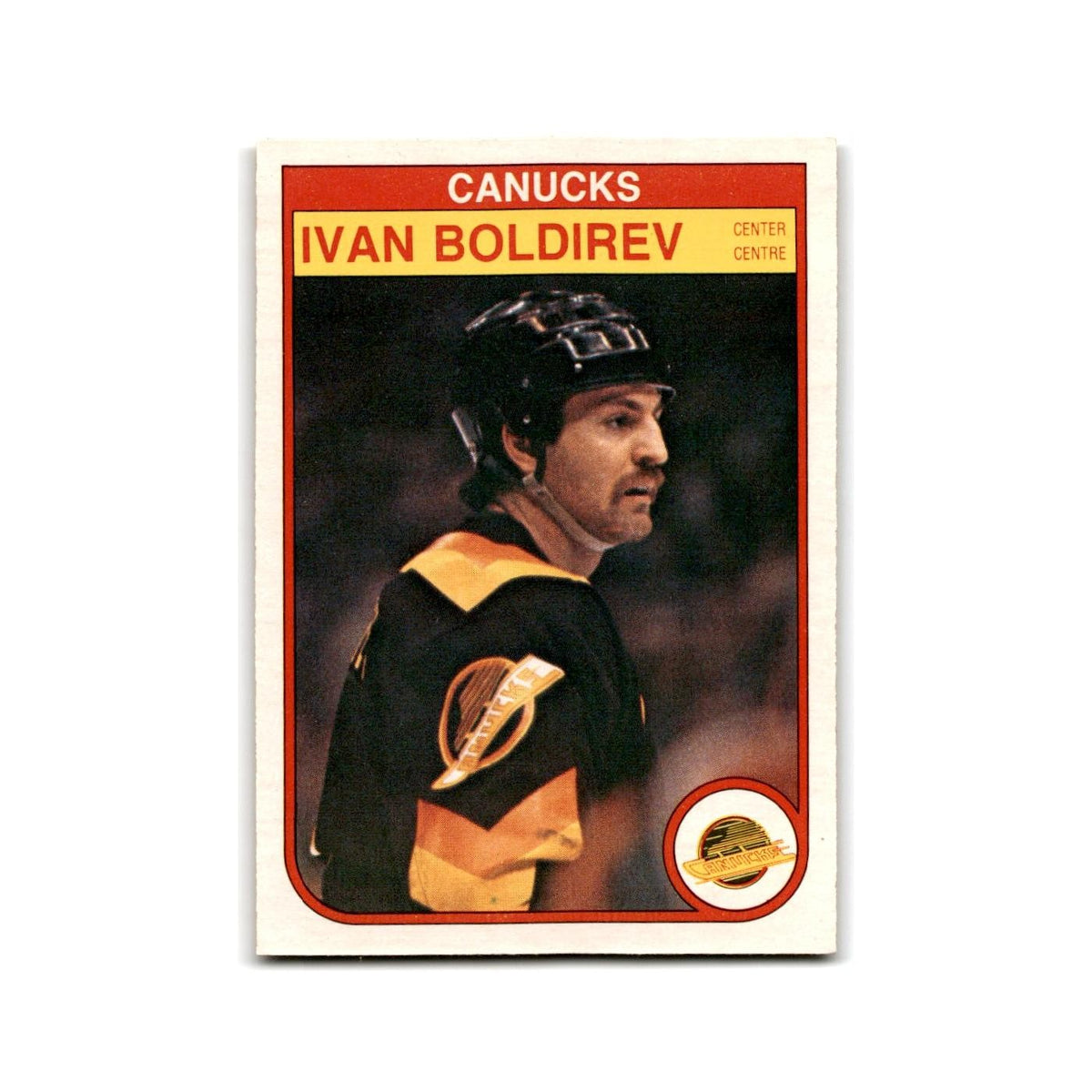 1982 O-Pee-Chee Ivan Boldirev Vancouver Canucks #338