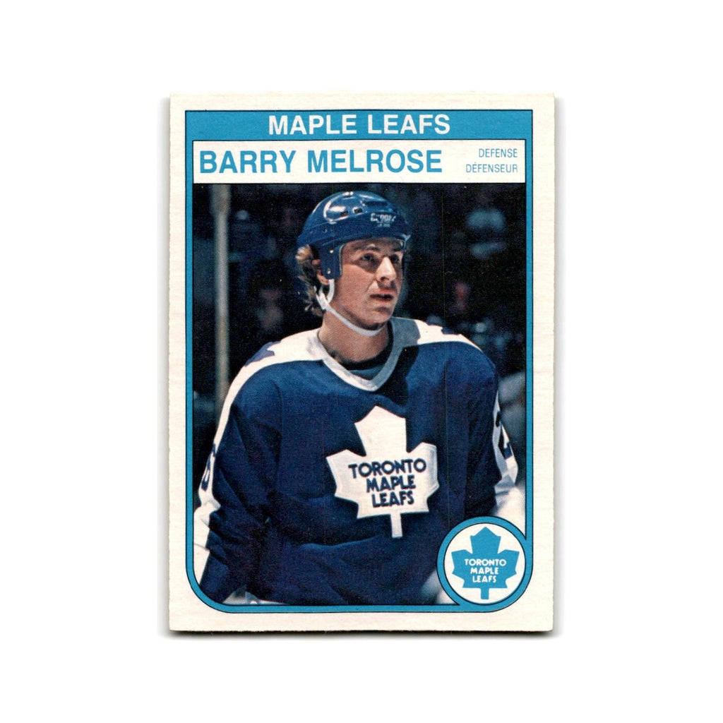 1982 O-Pee-Chee Barry Melrose Toronto Maple Leafs #328
