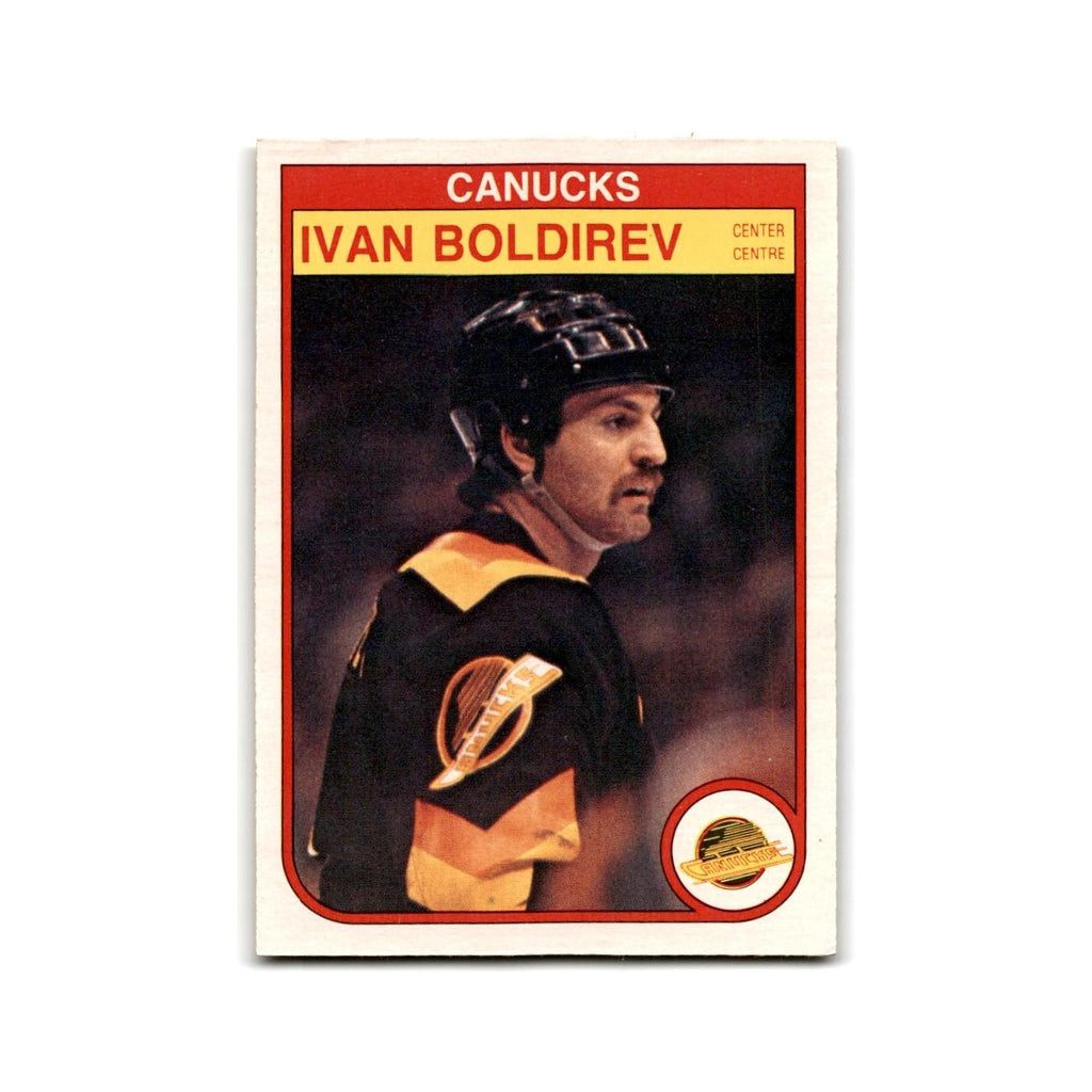 1982 O-Pee-Chee Ivan Boldirev Vancouver Canucks #338