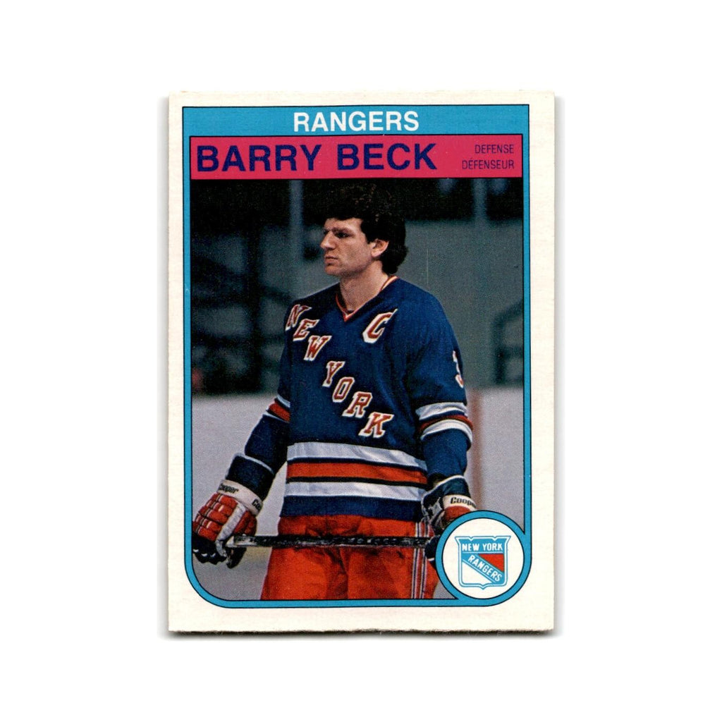 1982 O-Pee-Chee Barry Beck New York Rangers #219