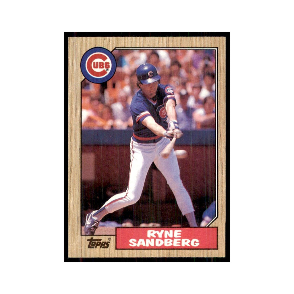 1987 Topps Baseball Card Ryne Sandberg #680