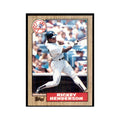 1987 Topps Baseball Card Rickey Henderson #735