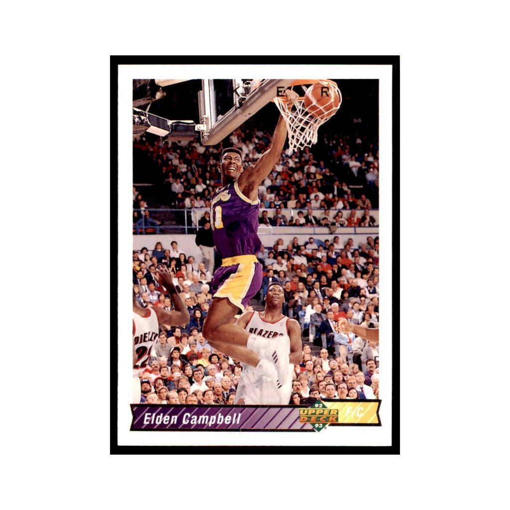 1992 Upper Deck Elden Campbell Basketball Cards #152