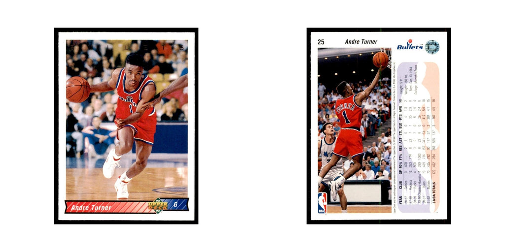 1992 Upper Deck Andre Turner Basketball Cards #25