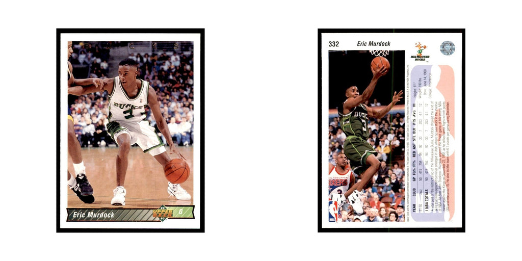 1992 Upper Deck Eric Murdock Basketball Cards #332