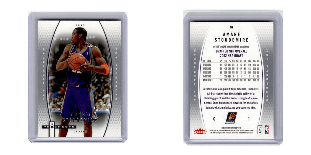 2006 Fleer Hot Prospects Amare Stoudemire Suns #46