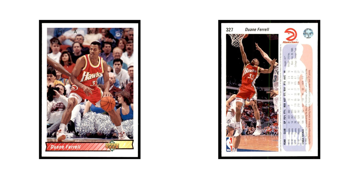 1992 Upper Deck Duane Ferrell Basketball Cards #327